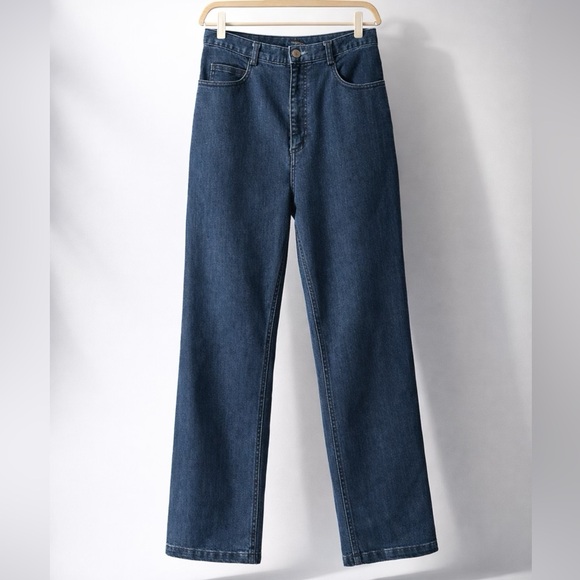 Rachel Comey Denim - Rachel Comey Straight Leg Jeans, dark wash, high rise, cotton w/stretch, sz8